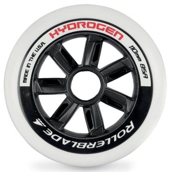 White Hydrogen skeeler wheel of 110 mm and 85A durometer